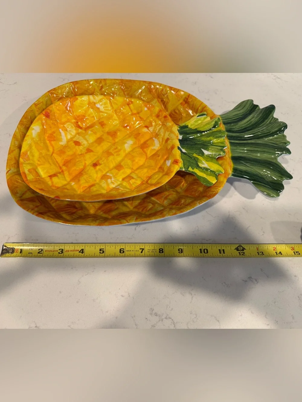 OUTDOOR COLLECTION Set of 2 Pineapple Serving Bowls